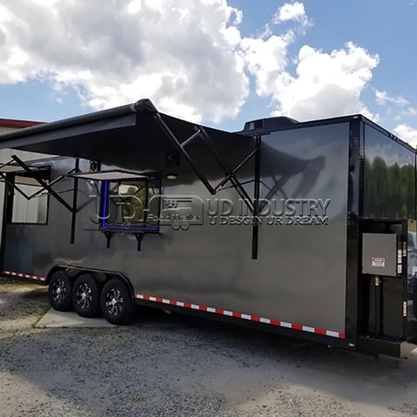 BLACK SQUARE FOOD TRAILER