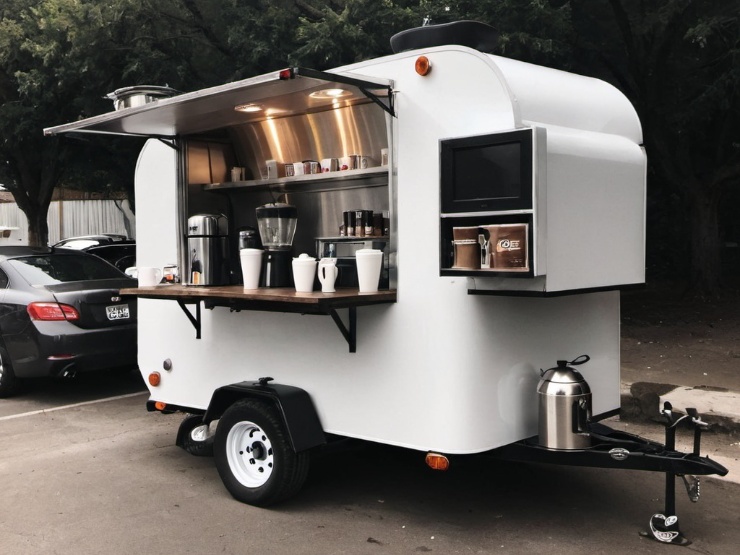 Coffee Trailer: Mobile Cafe in the City