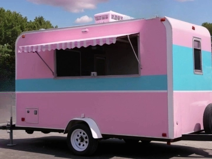 Cotton Candy Trailer: Childlike Design, delicious Food Wherever You Go