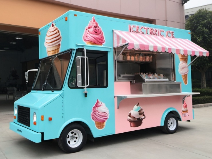 Electric Ice Cream Food Truck: A Sweet Stop in the City