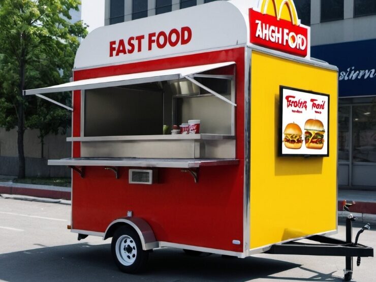 Fast Food Trailer: Mobile Food Station