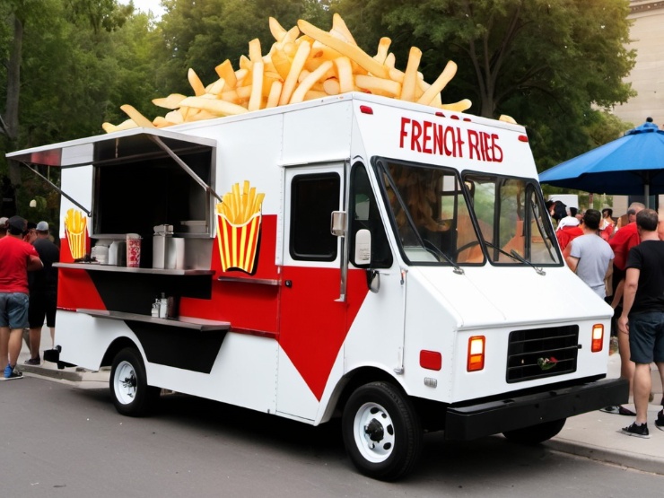 French Fries Food Truck