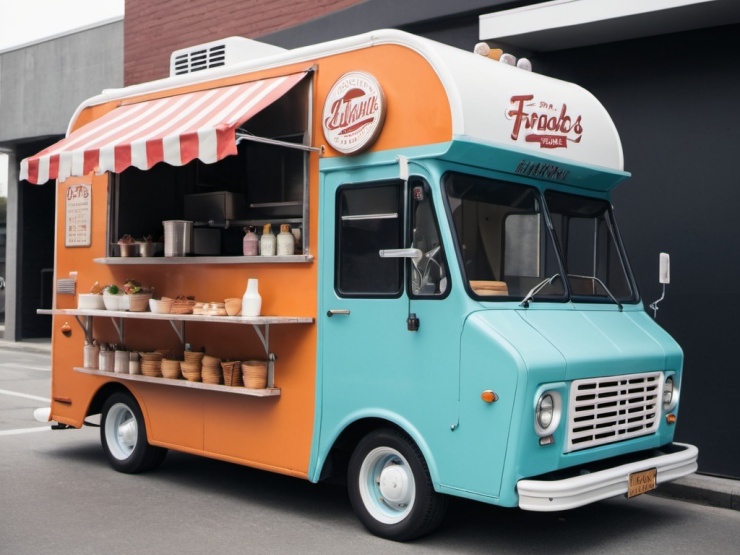 Retro Food Truck: Flowing Memories of the City, Nostalgic Journey for Taste Buds