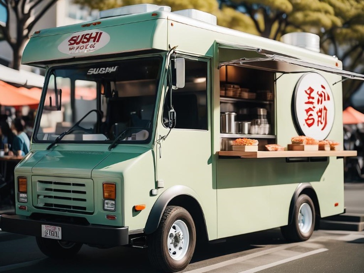 Sushi Food Truck: A Mobile Sushi Restaurant in the City