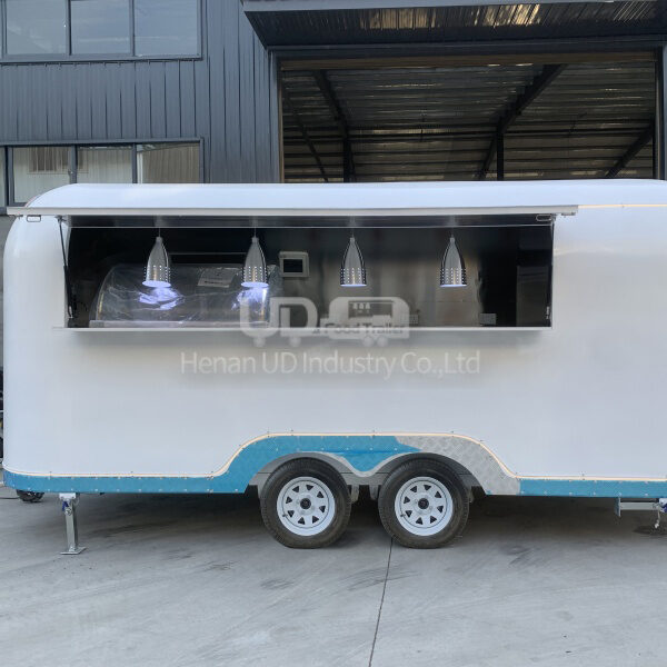 WHITE AIRSTREAM FOOD TRAILER