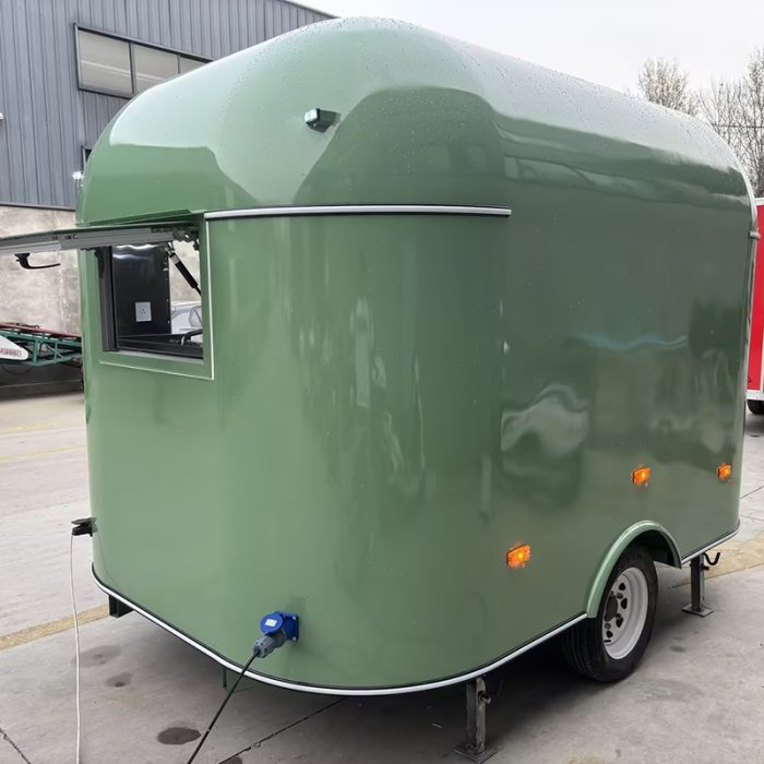 10FT MATTE GREEN AIRSTREAM FOOD TRAILER