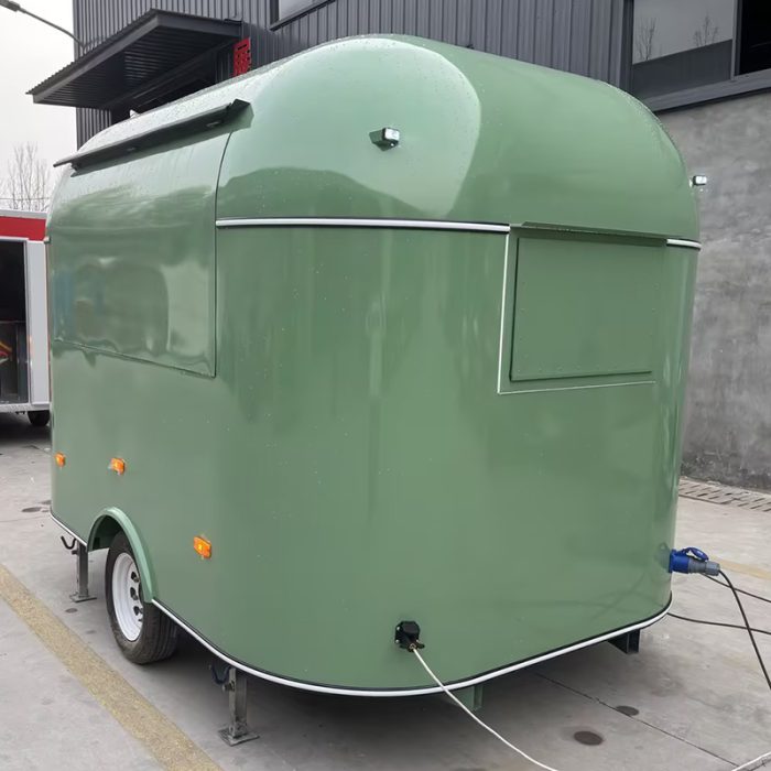 10FT MATTE GREEN AIRSTREAM FOOD TRAILER