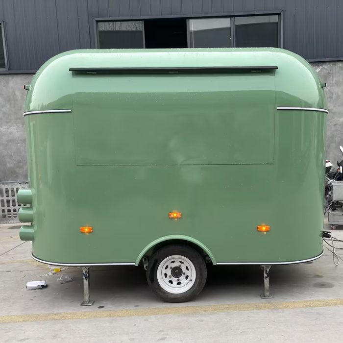 10FT MATTE GREEN AIRSTREAM FOOD TRAILER