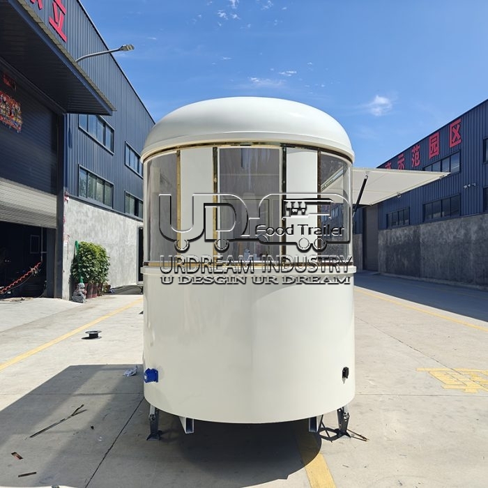 10FT WHITE HORSE FOOD TRAILER FOR ICE CREAM