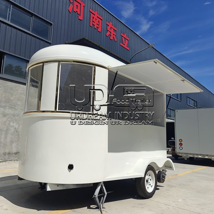 10FT WHITE HORSE FOOD TRAILER FOR ICE CREAM