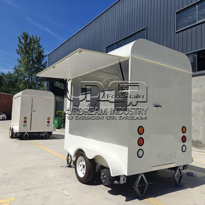 10FT WHITE HORSE FOOD TRAILER FOR ICE CREAM