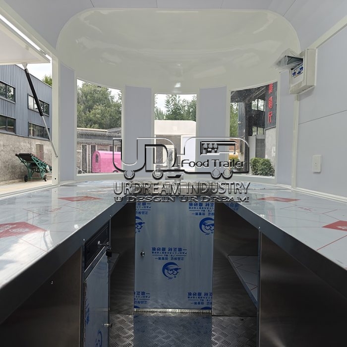 10FT WHITE HORSE FOOD TRAILER FOR ICE CREAM