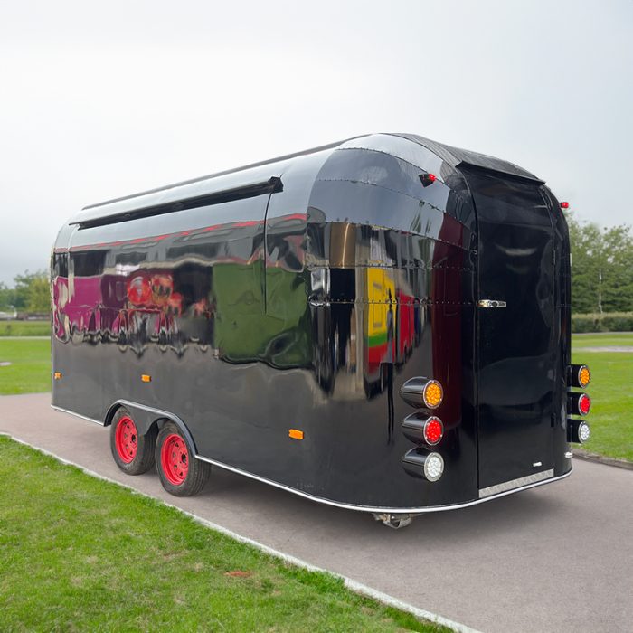 16.5FT BLACK AIRSTREAM FOOD TRAILER FOR COFFEE BAR