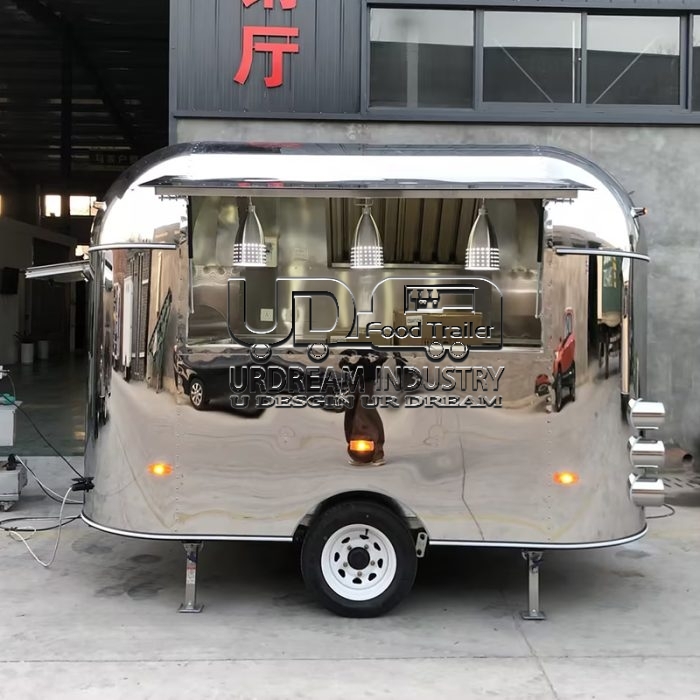 8.5FT Mirror AIRSTREAM FOOD TRAILER