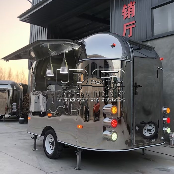 8.5FT Mirror AIRSTREAM FOOD TRAILER