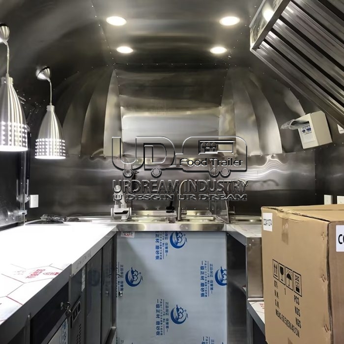 8.5FT Mirror AIRSTREAM FOOD TRAILER