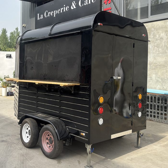 BLACK HORSE FOOD TRAILER FOR CAFE