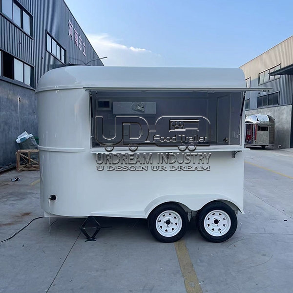 10ft white horse food trailer