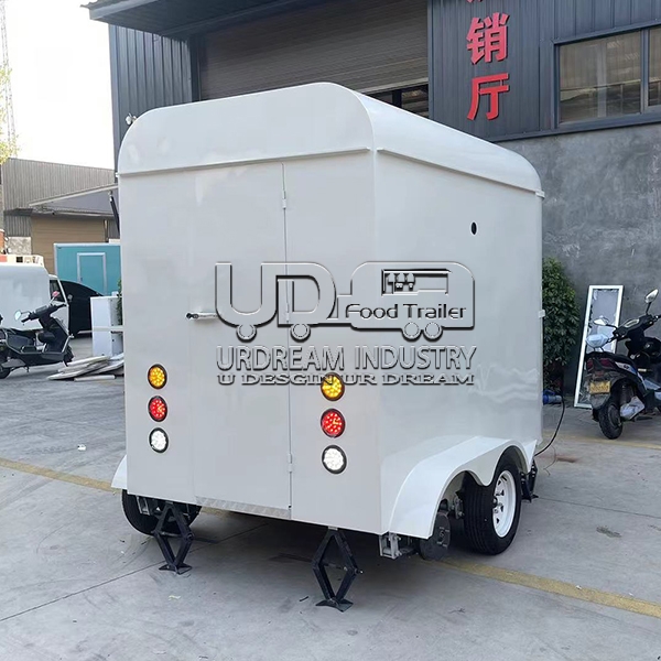 10ft white horse food trailer