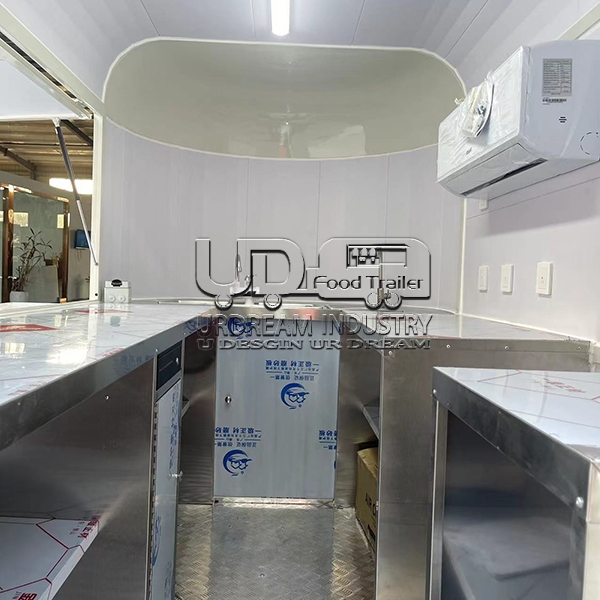 10ft white horse food trailer