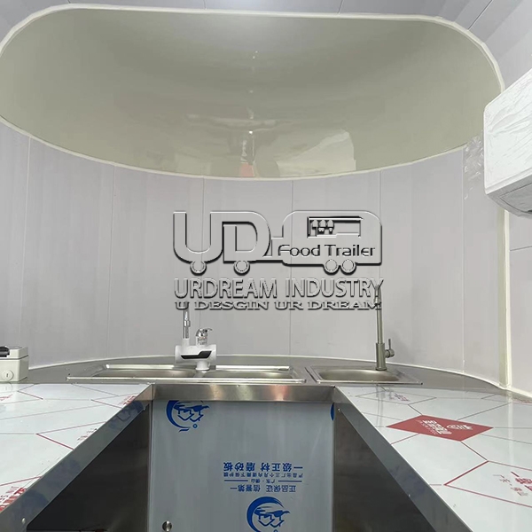 10ft white horse food trailer