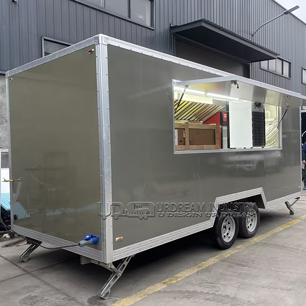 16.4FT GREY SQUARE FOOD TRAILER