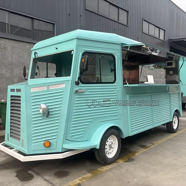 LIGHT BLUE CITROEN ELECTRIC FOOD TRUCK