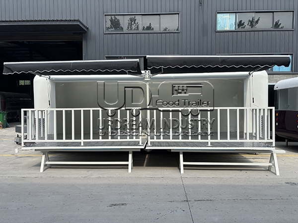 18FT White Airstream Stage Trailer