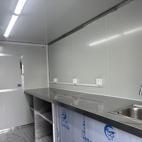 10FT BLACK STICKER SQUARE FOOD TRAILER - Image 9