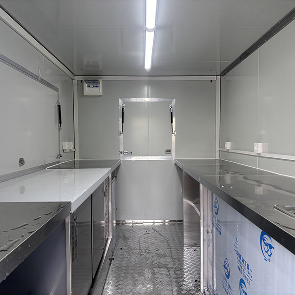 10FT BLACK STICKER SQUARE FOOD TRAILER - Image 8