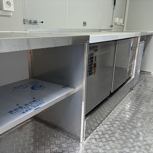 10FT BLACK STICKER SQUARE FOOD TRAILER - Image 10