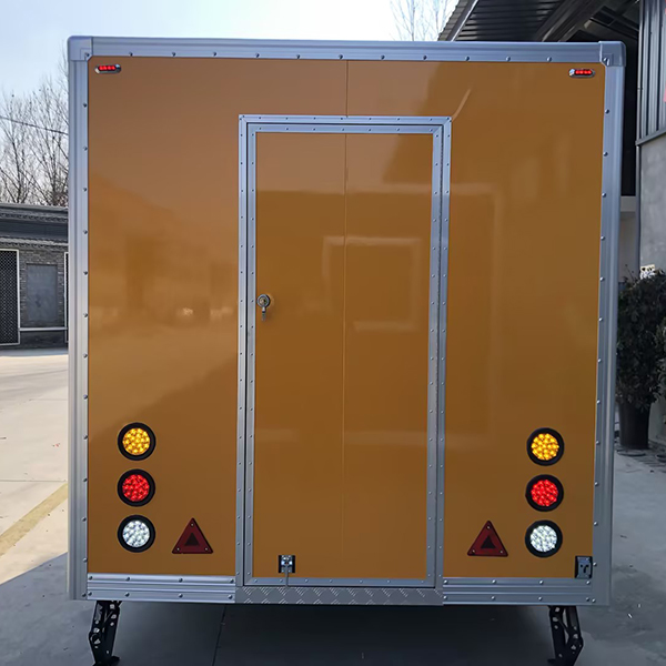 10FT YELLOW STICKER SQUARE FOOD TRAILER