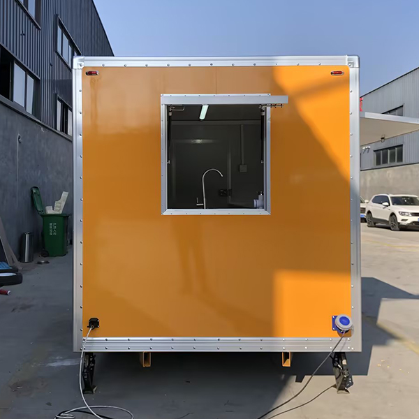 10FT YELLOW STICKER SQUARE FOOD TRAILER