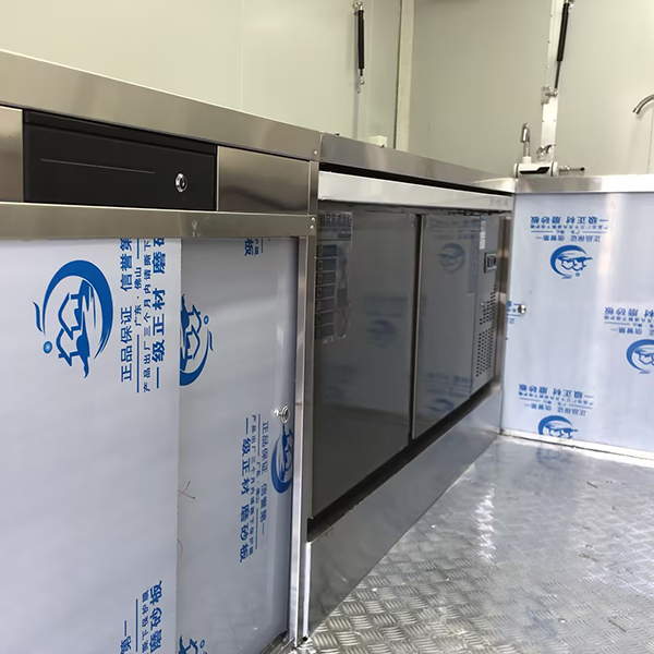 10FT YELLOW STICKER SQUARE FOOD TRAILER