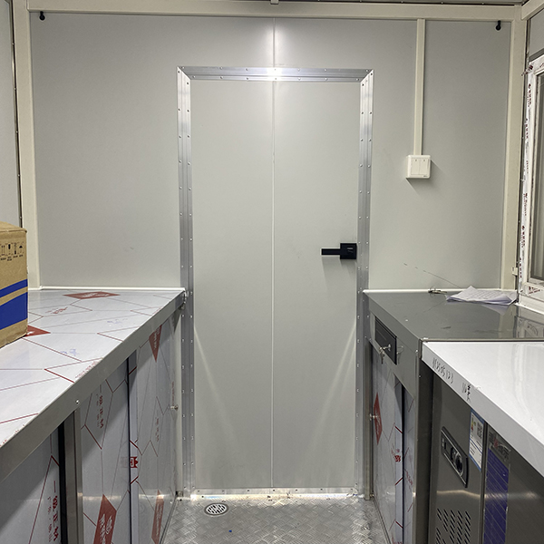 13FT BLUE SINGLE WINDOW SQUARE FOOD TRAILER