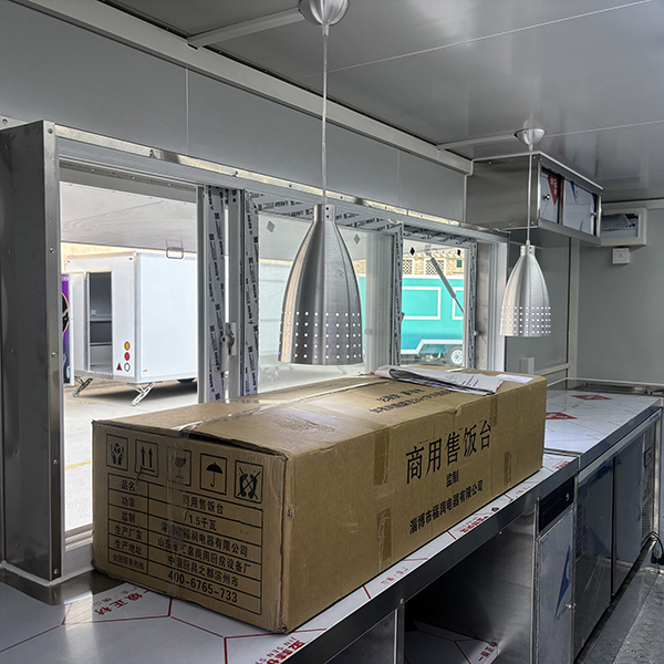 13FT PINK SINGLE WINDOW SQUARE FOOD TRAILER