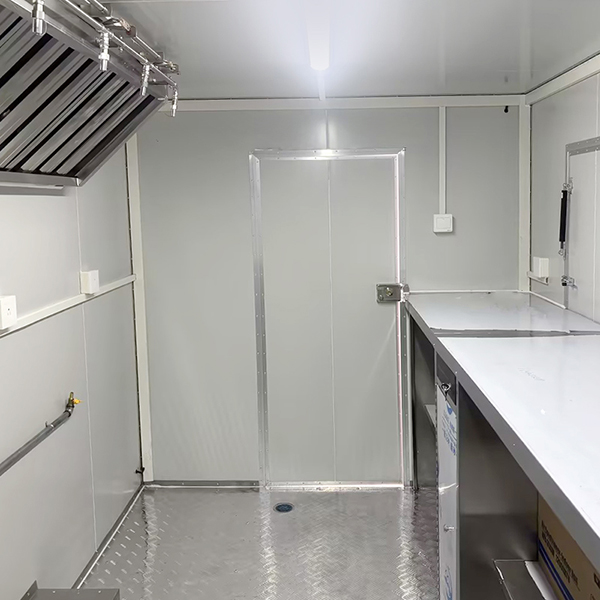 13FT RED Full STICKER SQUARE FOOD TRAILER