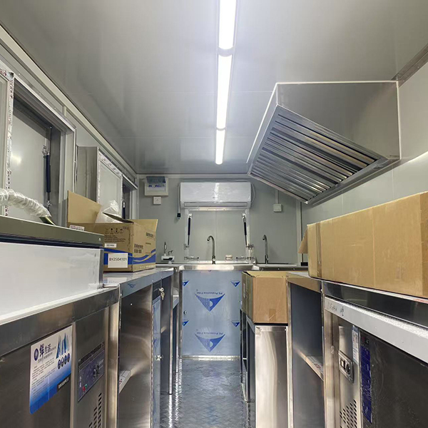 15FT PURPLE FULL STICKER DOUBLE WINDOWS SQUARE FOOD TRAILER