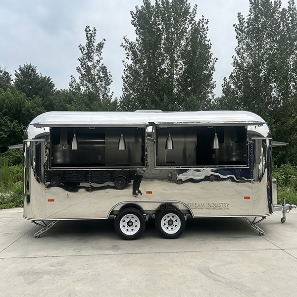 16.5FT Mirror Airstream Food Trailer