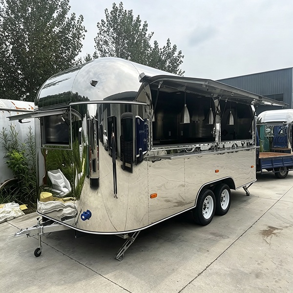 16.5FT Mirror Airstream Food Trailer