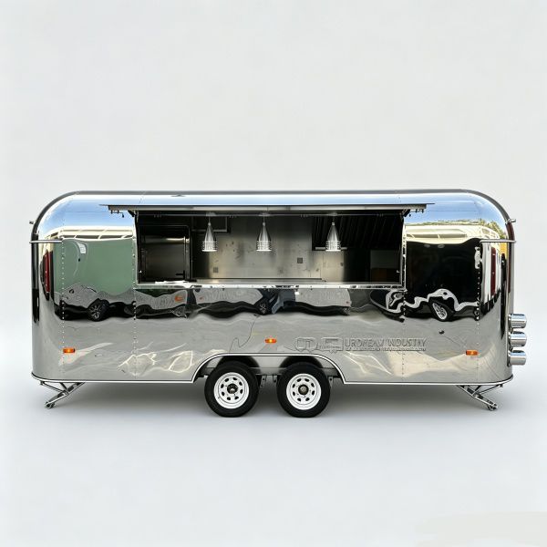 18FT Mirror Single Window Airstream Food Trailer