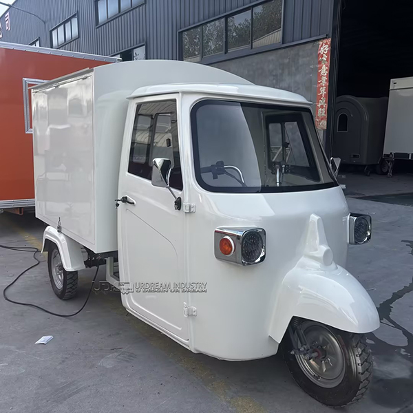 10FT White Piaggio Food Truck