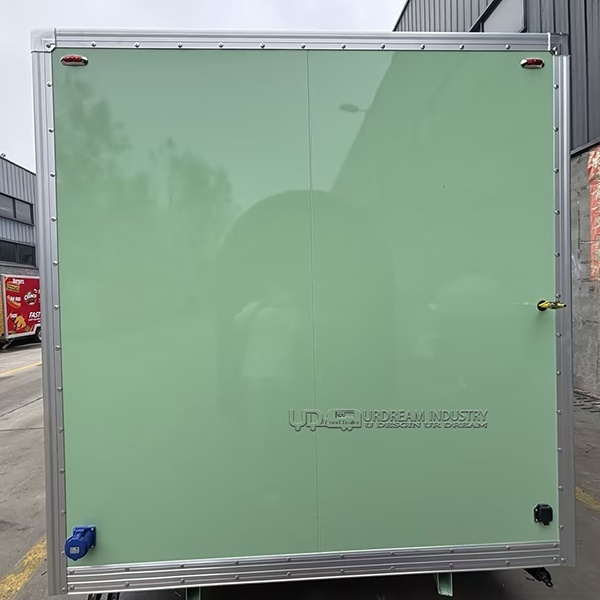 10FT Green Square Food Trailer