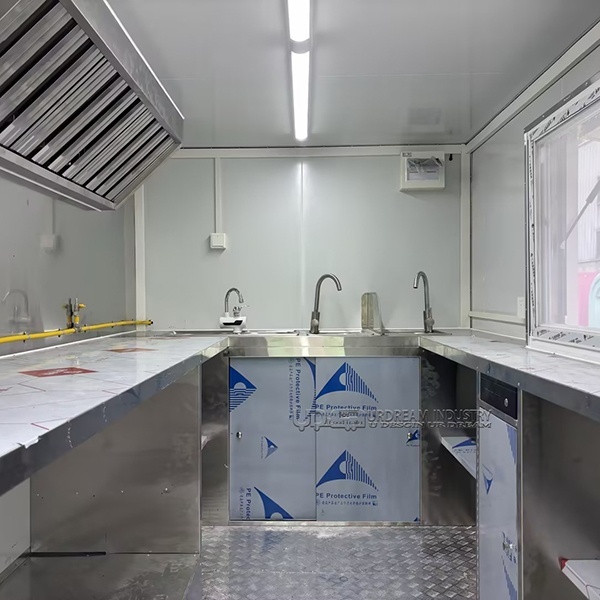 10FT Green Square Food Trailer