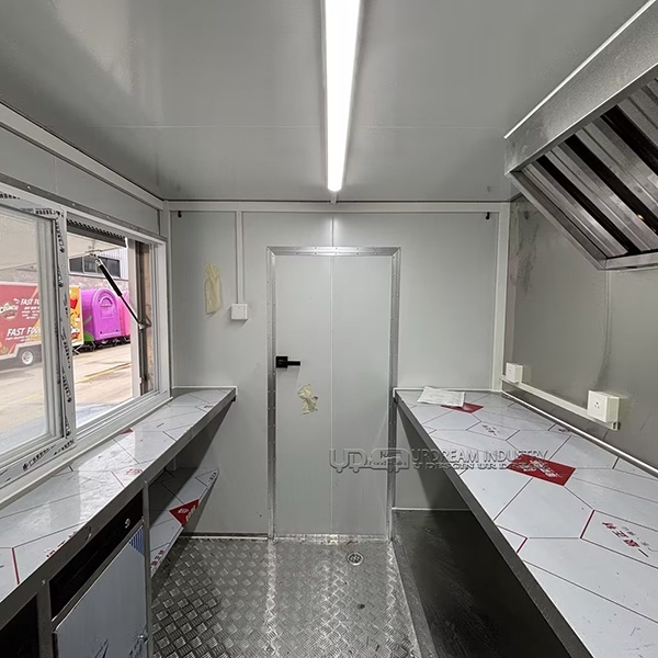 10FT Green Square Food Trailer