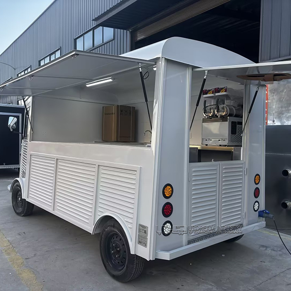 14.8FT Vintage Citroen Electric Food Truck